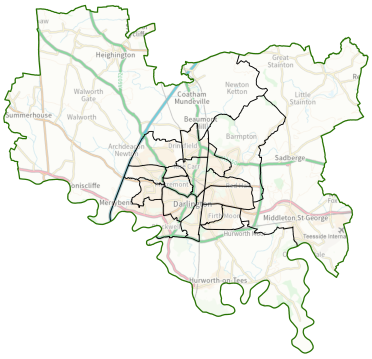 Darlington final recommendations ward map