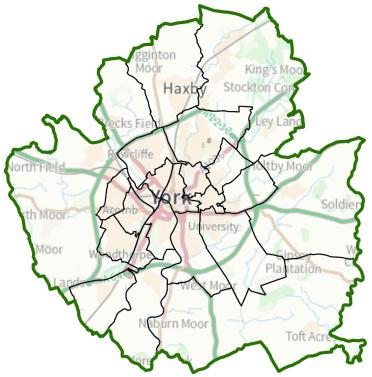 York final recommendations ward map